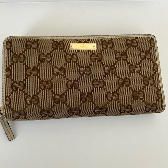 Gucci Handbags - Gucci GG Canvas Zip Around Continental Wallet